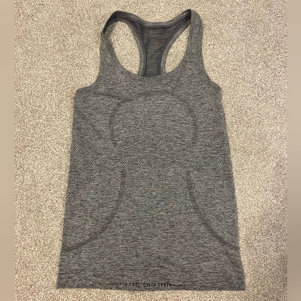 Gray Lululemon Swiftly Tech Racerback Tank Top 2.0